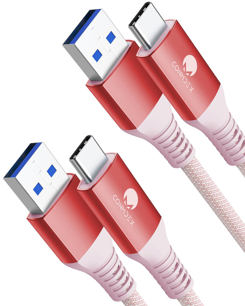 CONMDEX USB A to USB C Cable (Android Auto Cable)  2 Pack